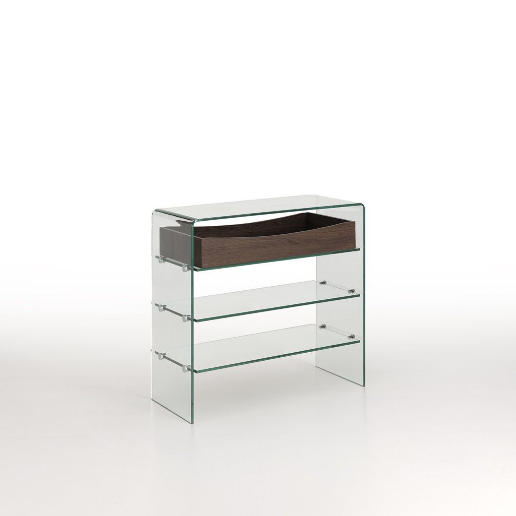Console w/drawer YANGON walnut