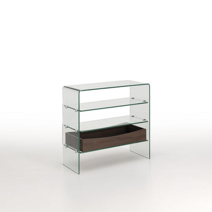 Console w/drawer YANGON walnut