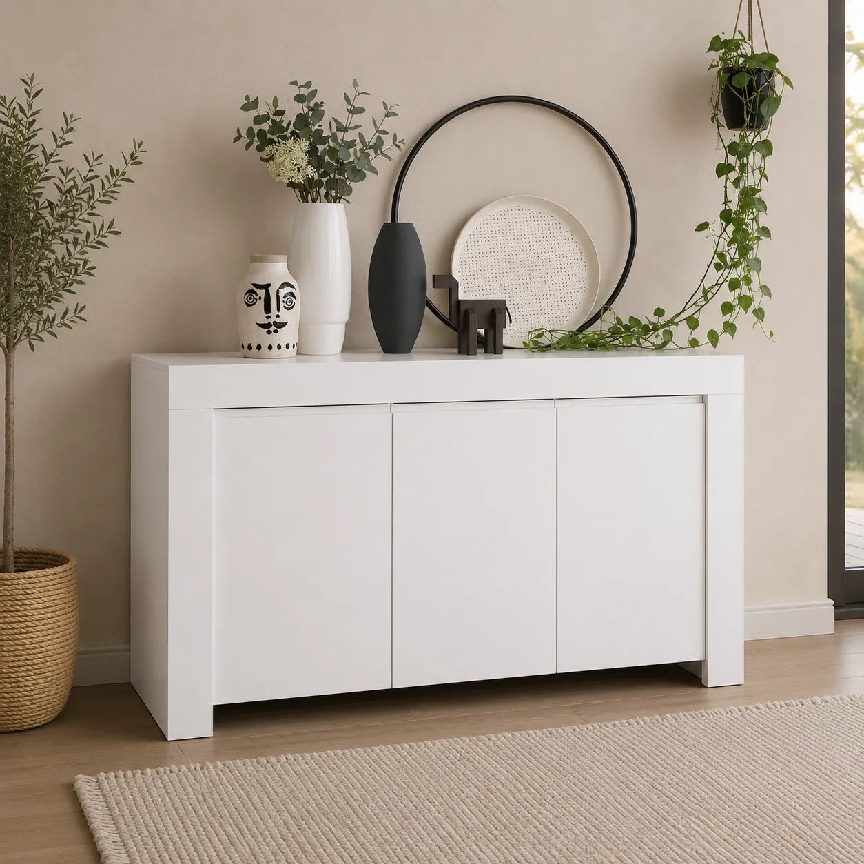 White PANAMA buffet
