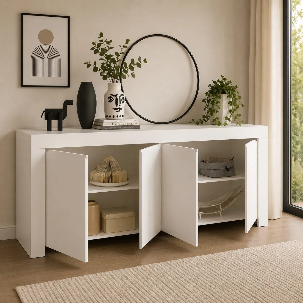 PANAMA sideboard white