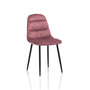 Set of 4 powder pink SANDY chairs