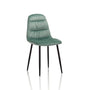 Set of 4 SANDY Chairs Aquamarine