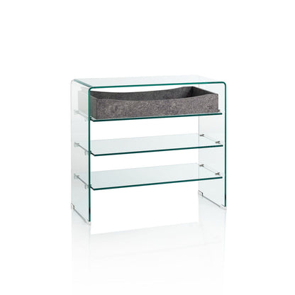 Console w/drawer YANGON concrete