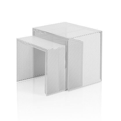 Set 2 tavolini YOSAI bianco