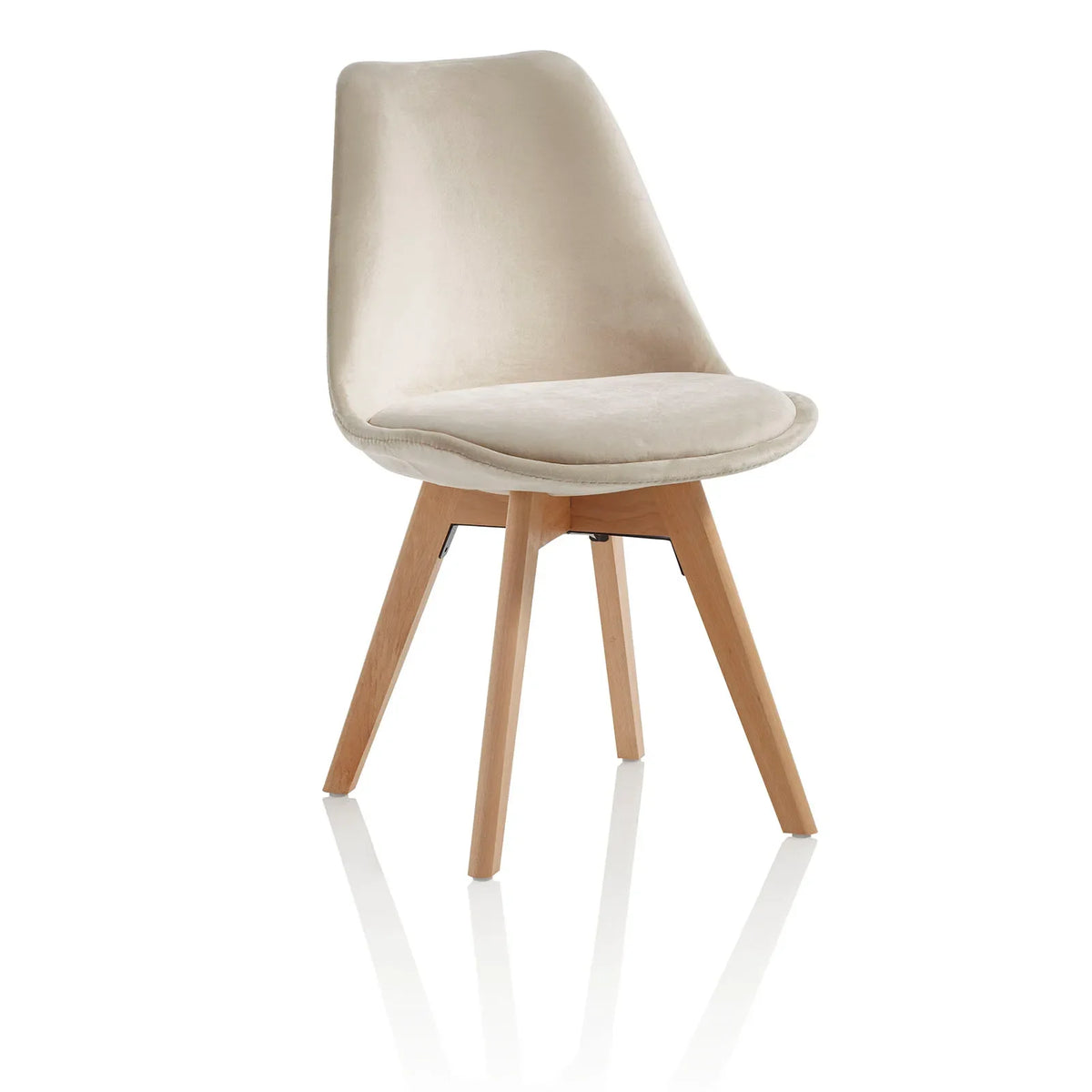 Set of 4 ecru OSBY chairs