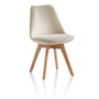 Set of 4 ecru OSBY chairs