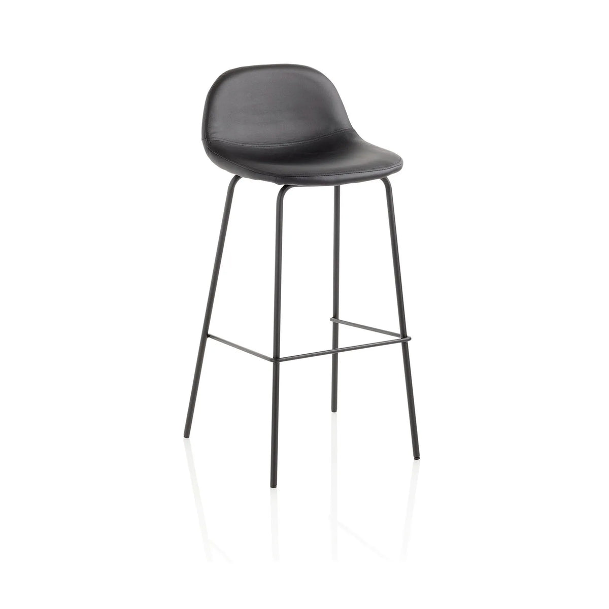 Set of 2 EVRY black 2 stools