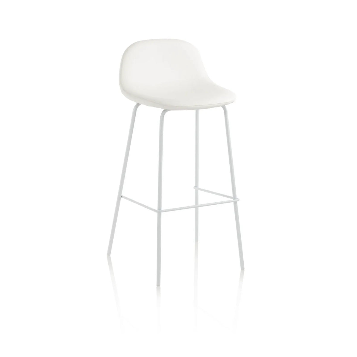 Set of 2 EVRY white stools