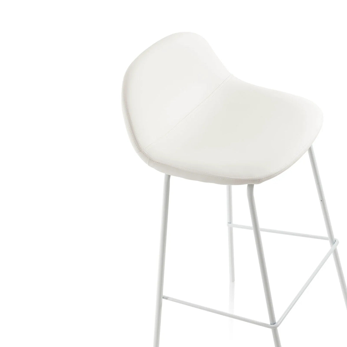 Set of 2 EVRY white stools