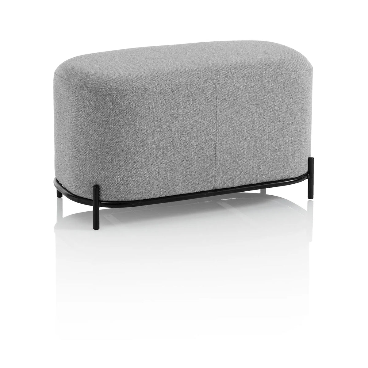 VANITY light gray bench