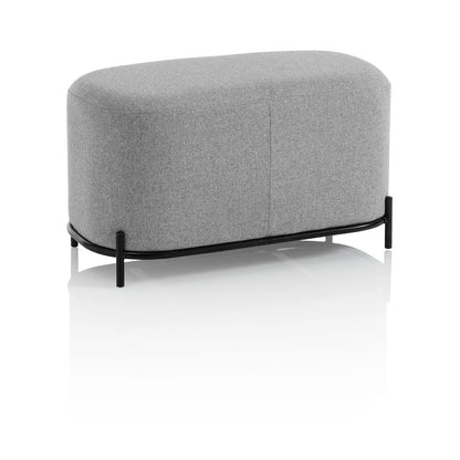 VANITY light gray bench