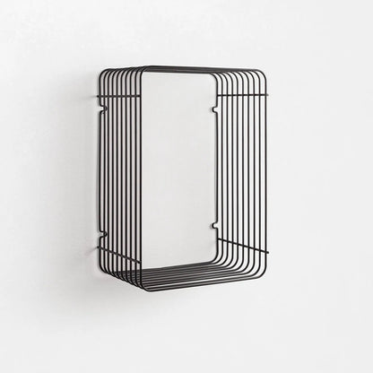 YO black wall shelf