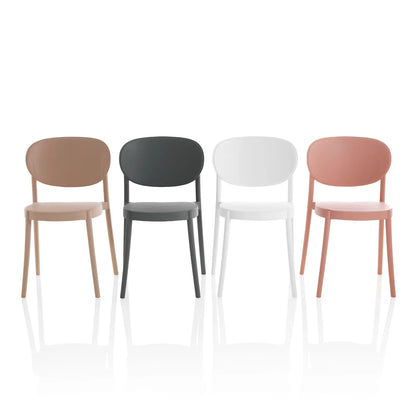 Set of 4 ICE beige indoor/outdoor chairs