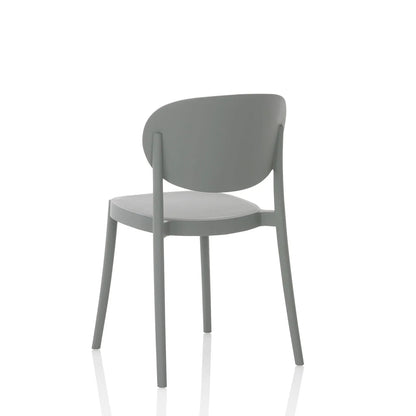 Set of 4 gray ICE indoor/outdoor chairs
