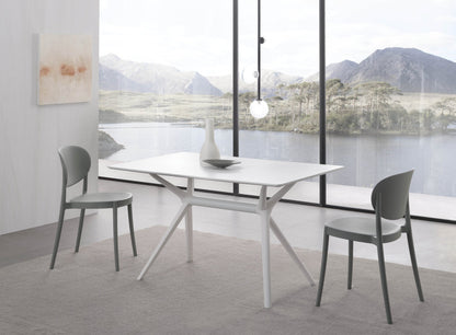Indoor/outdoor table SNAKE white