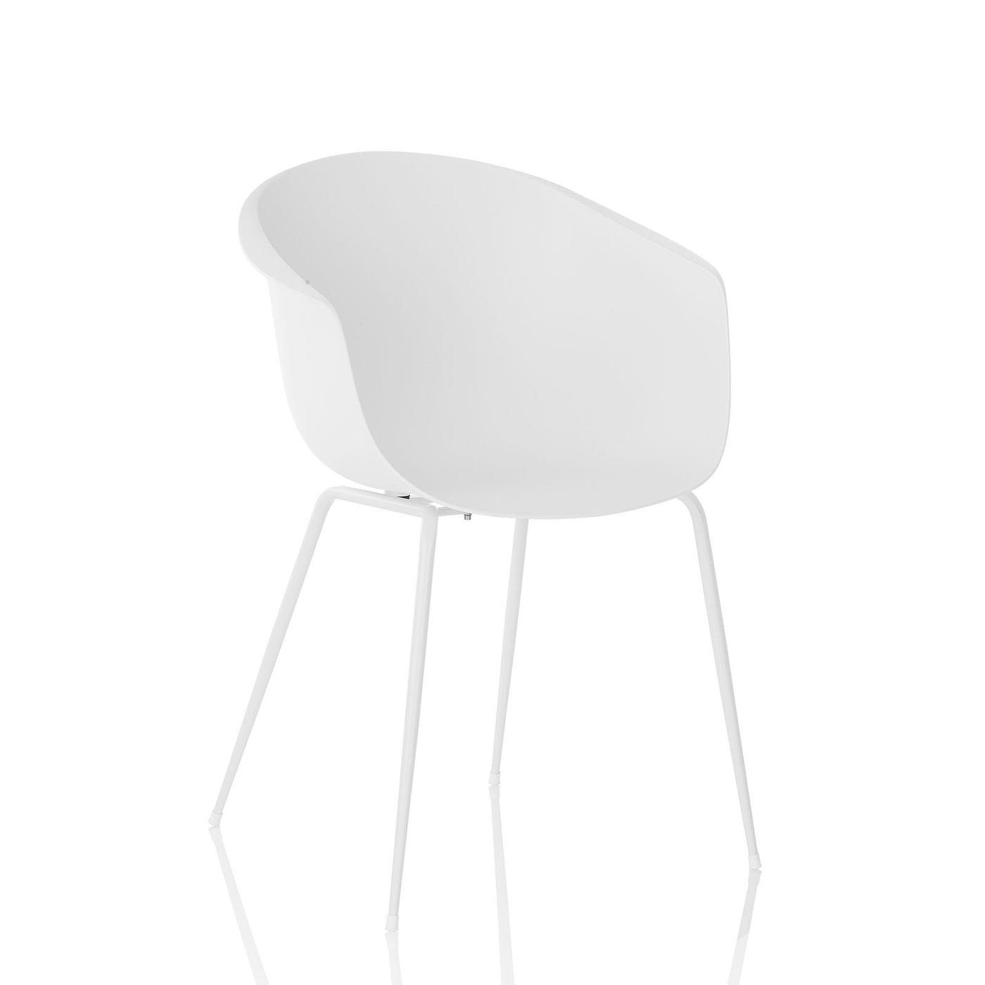 Set of 2 white POINT chairs