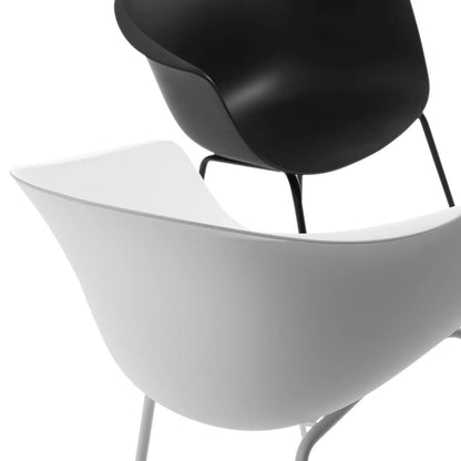 Set of 2 black POINT chairs