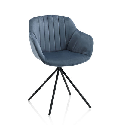 Sedia ODETTE | Blu acciaio