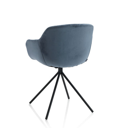 Sedia ODETTE | Blu acciaio