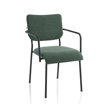 Sedia con braccioli ZOE | Verde bottiglia