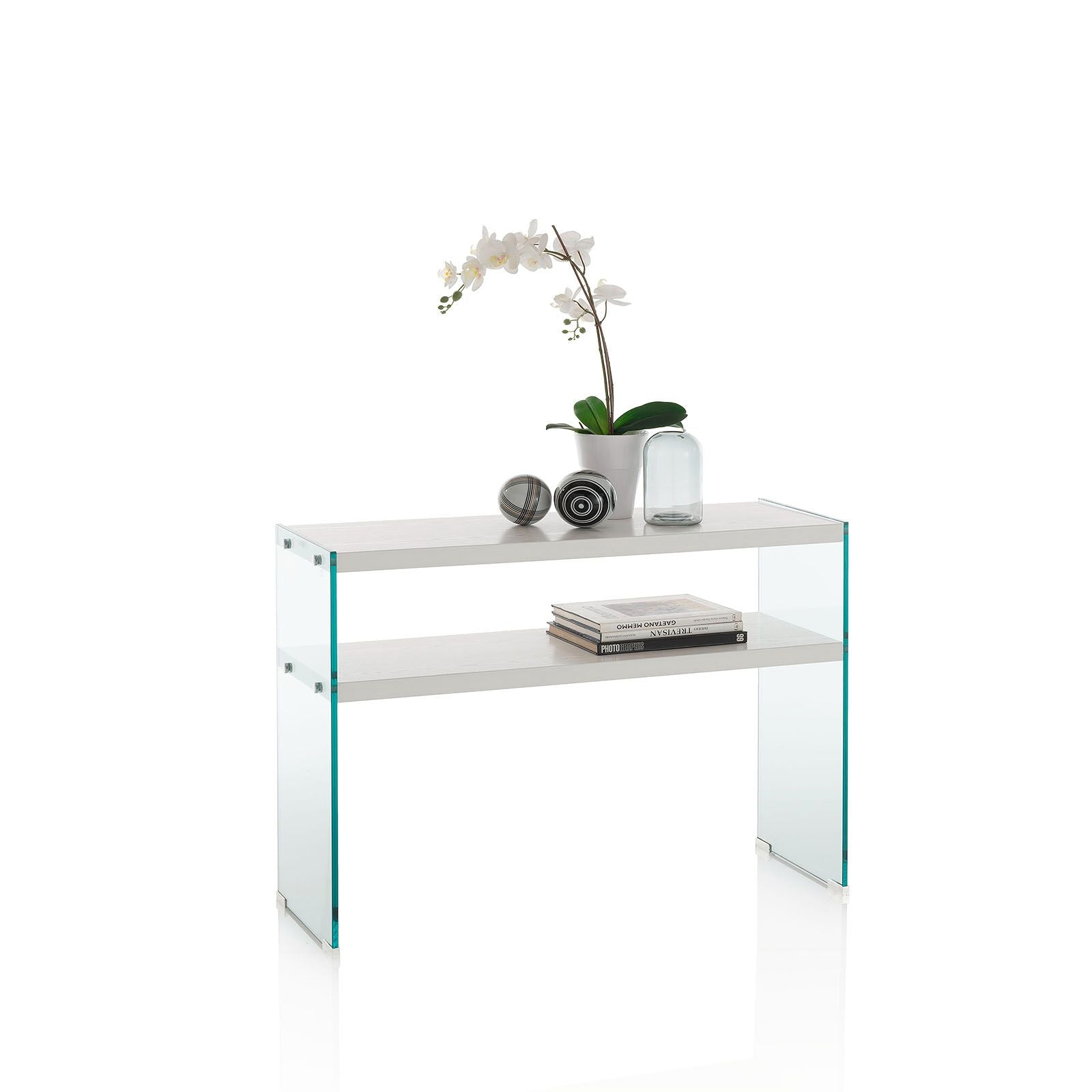 Console w/white SAL shelf