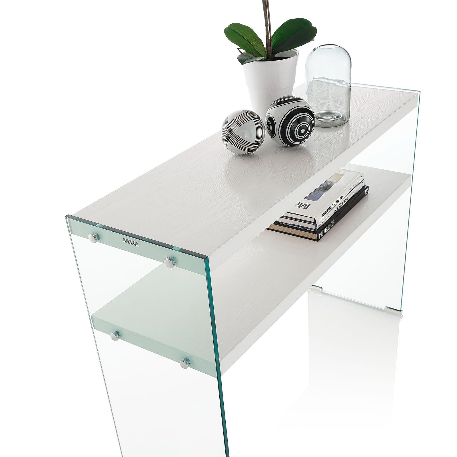 Console w/white SAL shelf