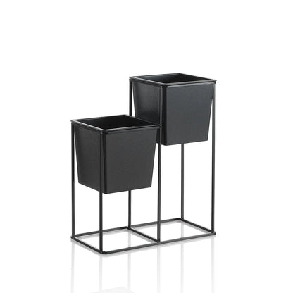 HUA Double Plant Support Black
