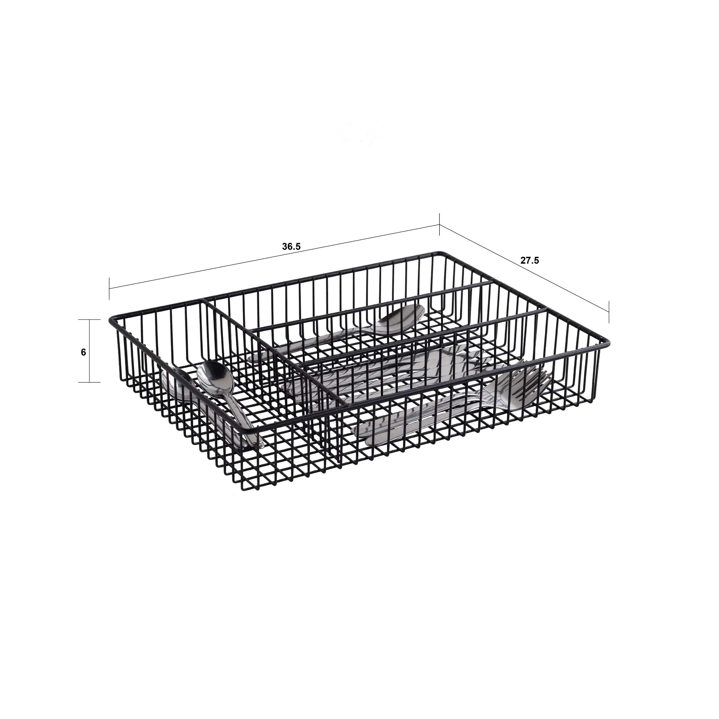 Porta posate SHIRO | Nero