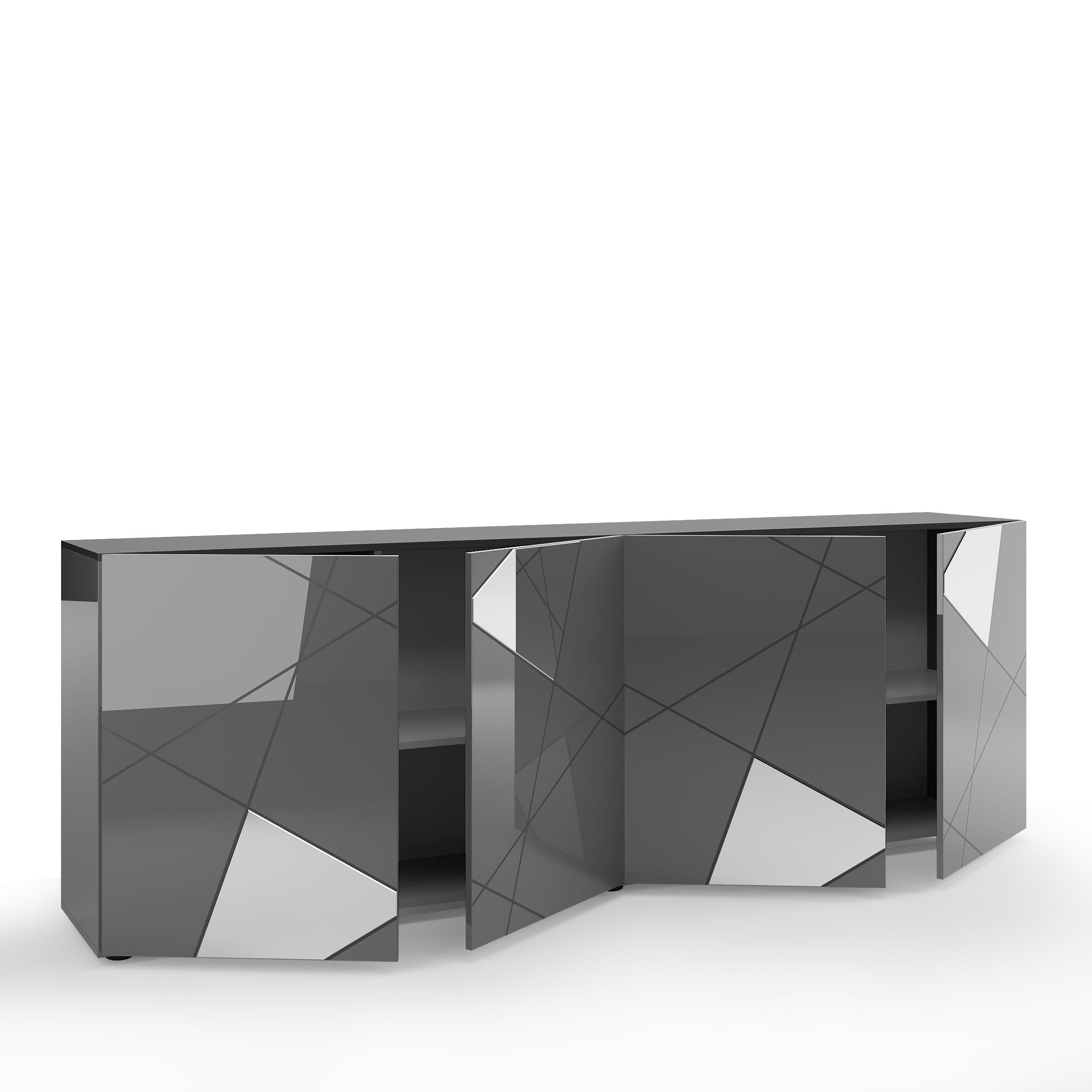 GRIMILDE gray buffet