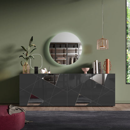 GRIMILDE gray buffet
