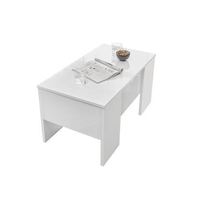 Tavolino con contenitore OTELLO | Bianco