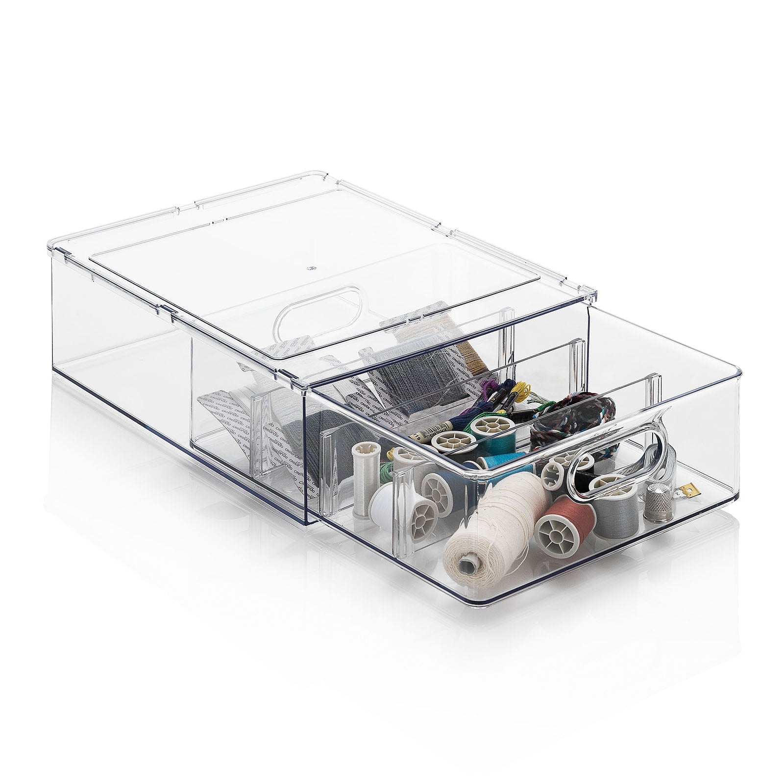 Cassetto/contenitore con divisori estraibile KRAU