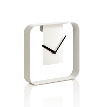 Orologio da tavolo/parete CHONE bianco