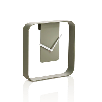 CHONE grüne Tisch-/Wanduhr