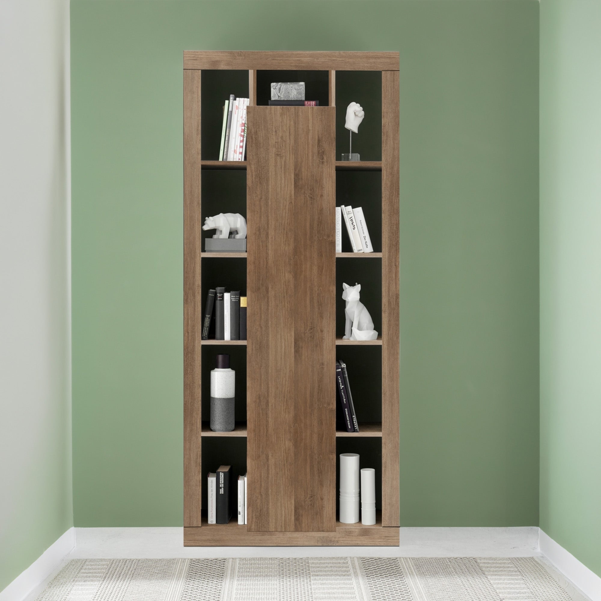 Sideboard/Bookcase 1 door TIAKI honey oak 90cm