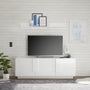 LOMPAT TV stand white 180cm 3 doors
