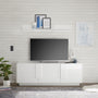 LOMPAT weißer TV-Ständer 180 cm 3 Türen