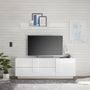LOMPAT weißer TV-Ständer 180 cm 1 Tür