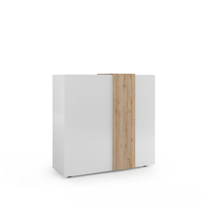 TAO Sideboard, weiße Honigeiche, 120 cm, 2 Türen
