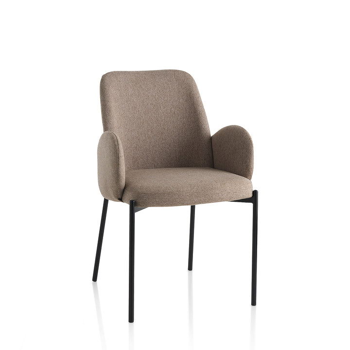Set 2 Sedie KIS marrone chiaro