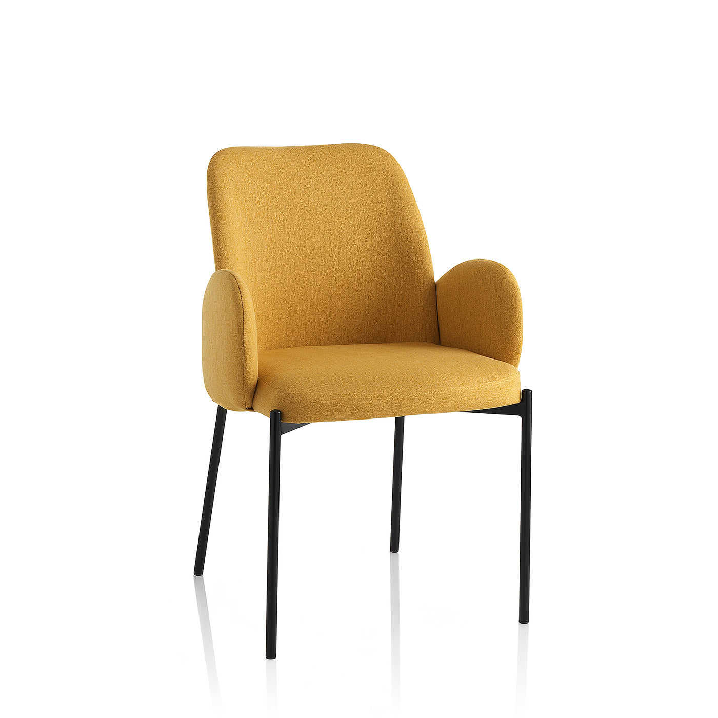 Set of 2 KIS mustard chairs