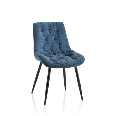 Set of 4 blue KALI chairs
