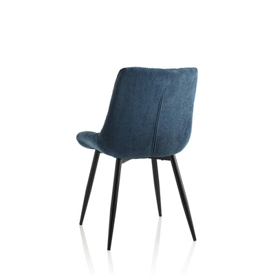 Set mit 4 blauen KALI-Stühlen