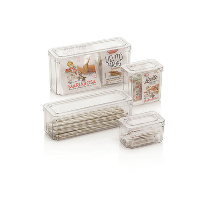 Set mit 4 KIN-Behältern mit Deckel