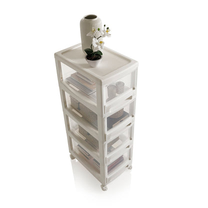 DEY chest of drawers with wheels