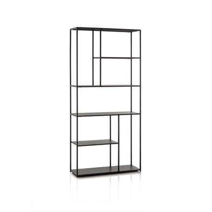 NOJA schwarzes Bücherregal