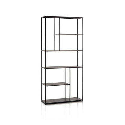 NOJA schwarzes Bücherregal