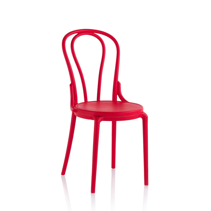Set 4 Sedie ARBIL rosso