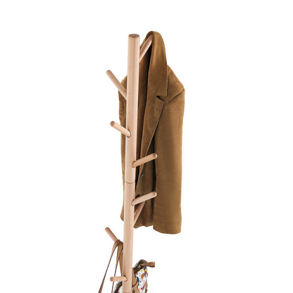 KHOY coat stand natural beech