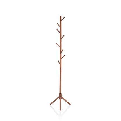 KHOY walnut coat stand
